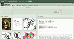 Desktop Screenshot of candy-hex.deviantart.com