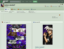 Tablet Screenshot of hollow-skulled7.deviantart.com