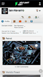 Mobile Screenshot of ian-navarro.deviantart.com