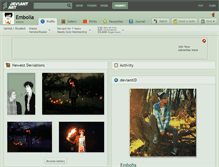 Tablet Screenshot of embolia.deviantart.com