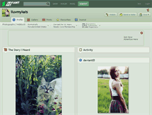 Tablet Screenshot of iluvmykats.deviantart.com