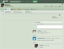Tablet Screenshot of deestroy.deviantart.com