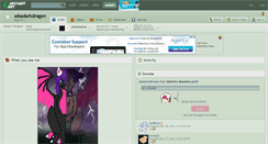 Desktop Screenshot of aikadarkdragon.deviantart.com