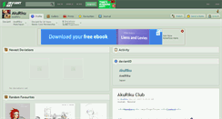 Desktop Screenshot of akuriku.deviantart.com