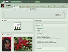 Tablet Screenshot of chibikazz.deviantart.com