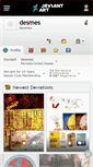 Mobile Screenshot of desmes.deviantart.com