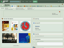 Tablet Screenshot of desmes.deviantart.com