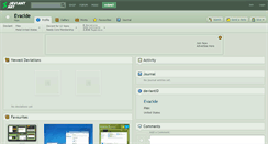 Desktop Screenshot of evacide.deviantart.com