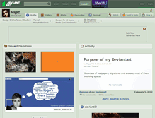 Tablet Screenshot of migsz.deviantart.com