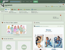 Tablet Screenshot of oracle0422.deviantart.com
