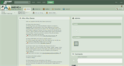 Desktop Screenshot of mmd-nc.deviantart.com