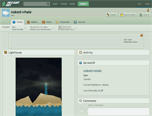 Tablet Screenshot of nuked-whale.deviantart.com