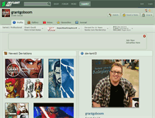 Tablet Screenshot of grantgoboom.deviantart.com