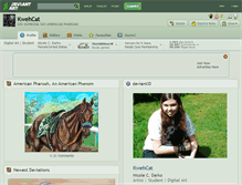 Tablet Screenshot of kwehcat.deviantart.com