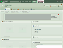 Tablet Screenshot of cerise-noir.deviantart.com