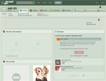 Tablet Screenshot of dafk189.deviantart.com