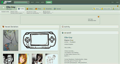 Desktop Screenshot of ellie-gray.deviantart.com