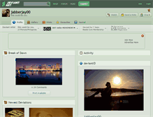 Tablet Screenshot of jabberjay00.deviantart.com