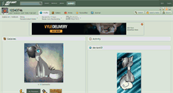 Desktop Screenshot of 1234374s.deviantart.com