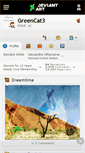 Mobile Screenshot of greencat3.deviantart.com