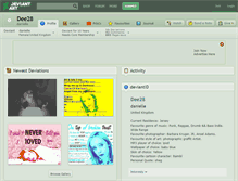 Tablet Screenshot of dee28.deviantart.com