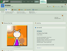 Tablet Screenshot of mrmakar.deviantart.com