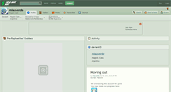 Desktop Screenshot of miauverde.deviantart.com
