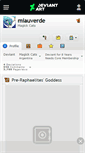 Mobile Screenshot of miauverde.deviantart.com