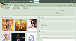 Desktop Screenshot of mossex.deviantart.com