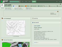 Tablet Screenshot of lare-yoshi.deviantart.com