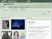 Tablet Screenshot of juanihdezmauricio.deviantart.com