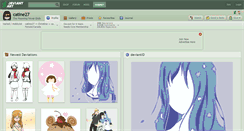 Desktop Screenshot of catine27.deviantart.com