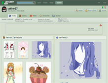 Tablet Screenshot of catine27.deviantart.com