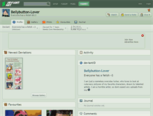 Tablet Screenshot of bellybutton-lover.deviantart.com