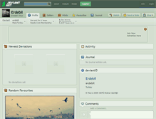 Tablet Screenshot of erdebil.deviantart.com