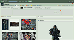Desktop Screenshot of daviktion.deviantart.com