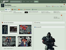 Tablet Screenshot of daviktion.deviantart.com