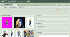 Desktop Screenshot of mistycgohan93.deviantart.com