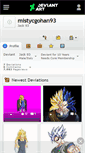 Mobile Screenshot of mistycgohan93.deviantart.com