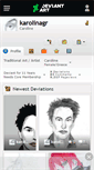 Mobile Screenshot of karolinagr.deviantart.com