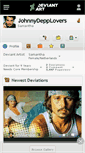 Mobile Screenshot of johnnydepplovers.deviantart.com