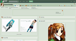 Desktop Screenshot of nanamiwatabe.deviantart.com