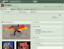 Tablet Screenshot of gmodgame.deviantart.com