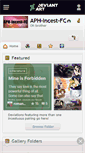 Mobile Screenshot of aph-incest-fc.deviantart.com