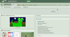 Desktop Screenshot of commonwulf.deviantart.com