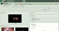 Desktop Screenshot of junkie-xm.deviantart.com