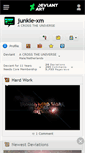 Mobile Screenshot of junkie-xm.deviantart.com