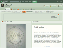 Tablet Screenshot of dareaper91.deviantart.com