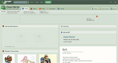 Desktop Screenshot of chozo-warrior.deviantart.com