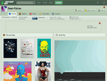 Tablet Screenshot of daan-falcao.deviantart.com